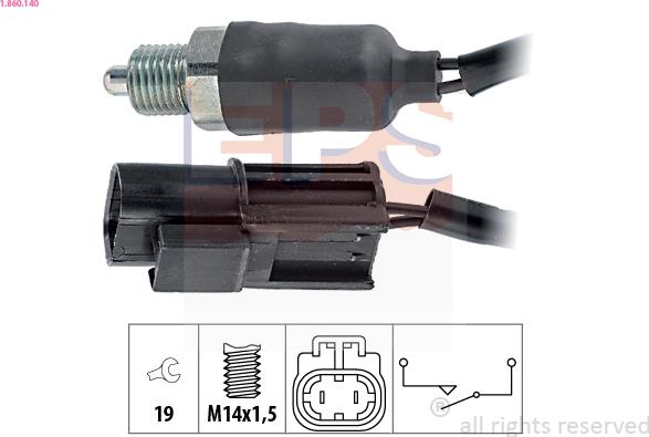EPS 1.860.140 - Reverse light Switch car-mod.net