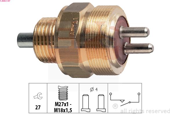 EPS 1-860-147 - Differential lock Switch, contact sensor car-mod.net