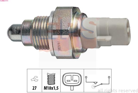 EPS 1.860.111 - Reverse light Switch car-mod.net