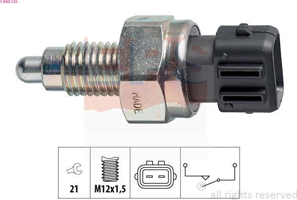 EPS 1.860.125 - Reverse light Switch car-mod.net