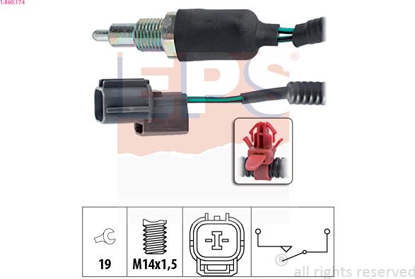 EPS 1.860.174 - Reverse light Switch car-mod.net