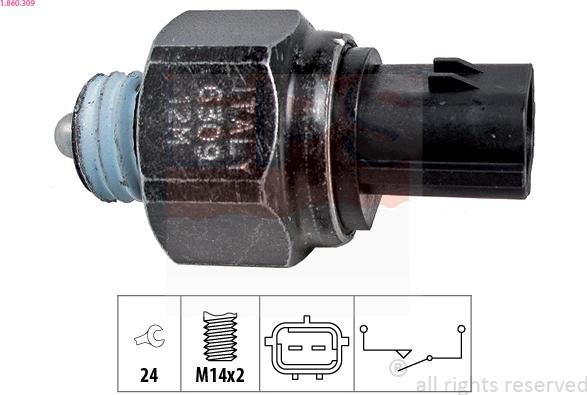 EPS 1.860.309 - Reverse light Switch car-mod.net