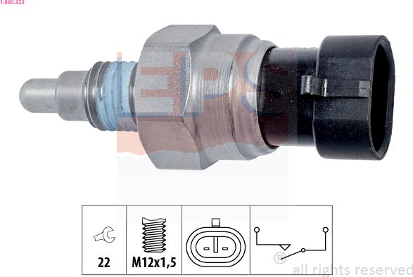 EPS 1.860.323 - Reverse light Switch car-mod.net