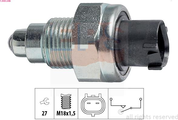 EPS 1.860.246 - Reverse light Switch car-mod.net