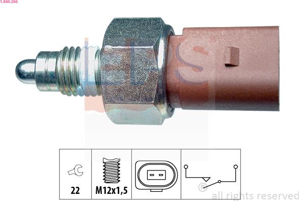 EPS 1.860.266 - Reverse light Switch car-mod.net