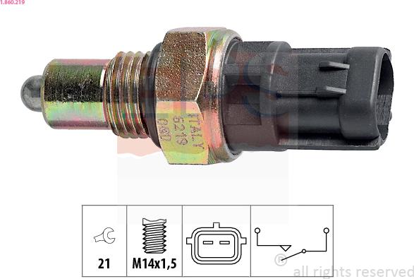 EPS 1.860.219 - Reverse light Switch car-mod.net