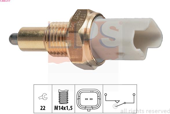 EPS 1.860.217 - Reverse light Switch car-mod.net