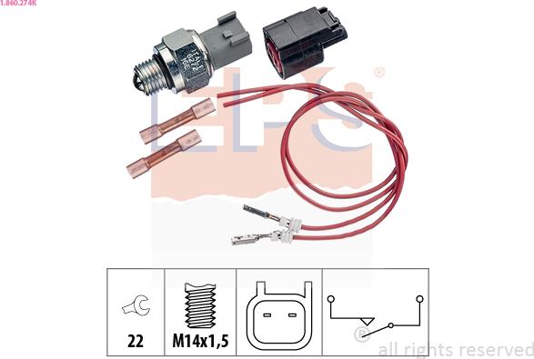 EPS 1.860.274K - Reverse light Switch car-mod.net