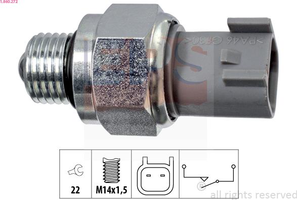 EPS 1.860.272 - Reverse light Switch car-mod.net