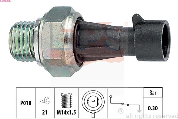 EPS 1.800.096 - Sender Unit, oil pressure car-mod.net