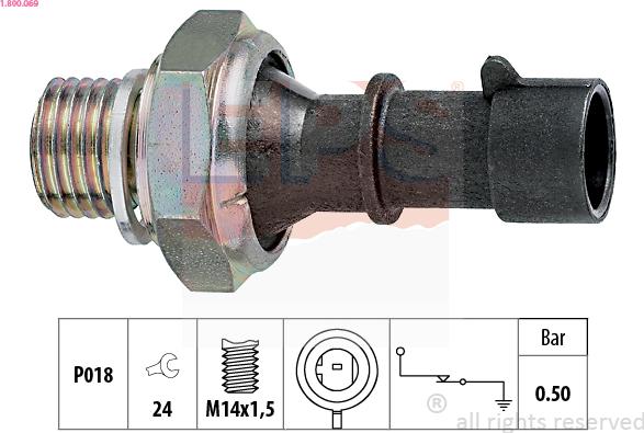 EPS 1.800.069 - Sender Unit, oil pressure car-mod.net