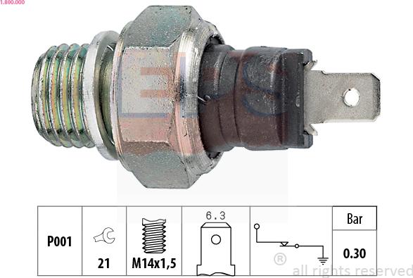 EPS 1.800.000 - Sender Unit, oil pressure car-mod.net