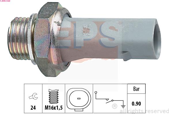 EPS 1.800.150 - Sender Unit, oil pressure car-mod.net