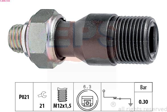 EPS 1.800.103 - Sender Unit, oil pressure car-mod.net