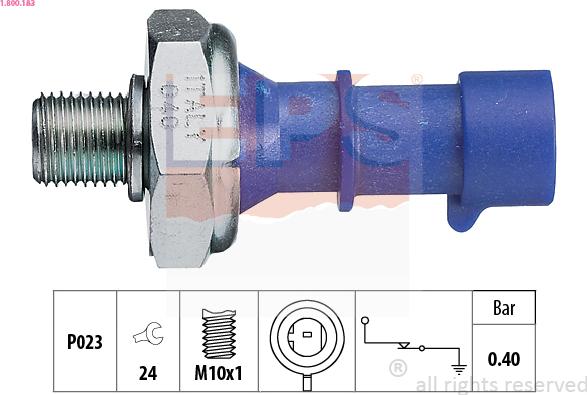 EPS 1.800.183 - Sender Unit, oil pressure car-mod.net