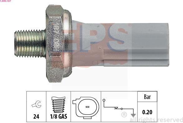 EPS 1.800.187 - Sender Unit, oil pressure car-mod.net