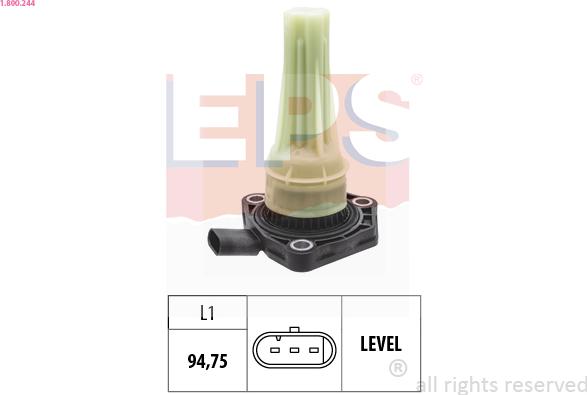 EPS 1.800.244 - Sensor, engine oil level car-mod.net