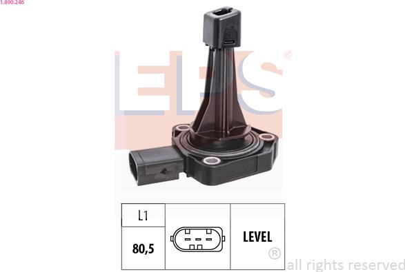 EPS 1.800.246 - Sensor, engine oil level car-mod.net