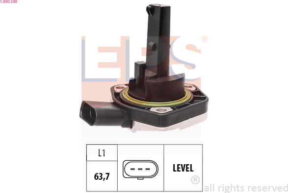 EPS 1.800.248 - Sensor, engine oil level car-mod.net
