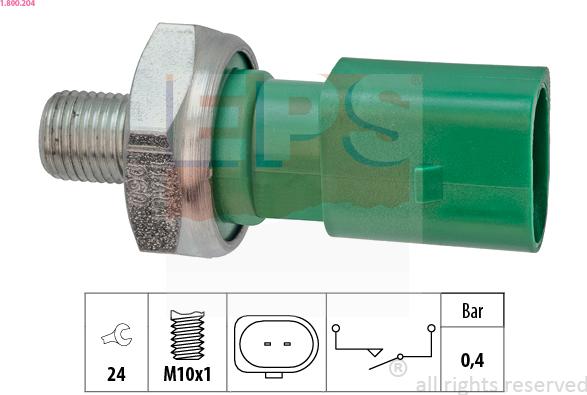 EPS 1.800.204 - Sender Unit, oil pressure car-mod.net