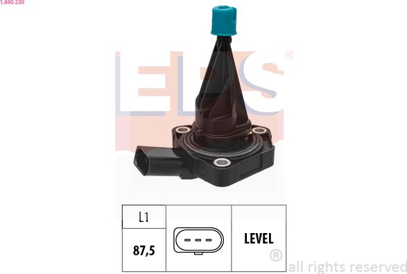 EPS 1.800.230 - Sensor, engine oil level car-mod.net