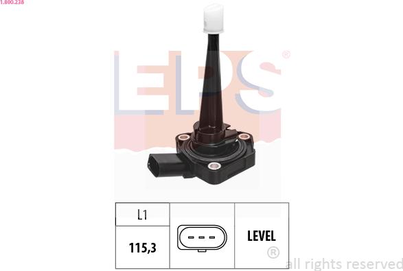 EPS 1.800.238 - Sensor, engine oil level car-mod.net
