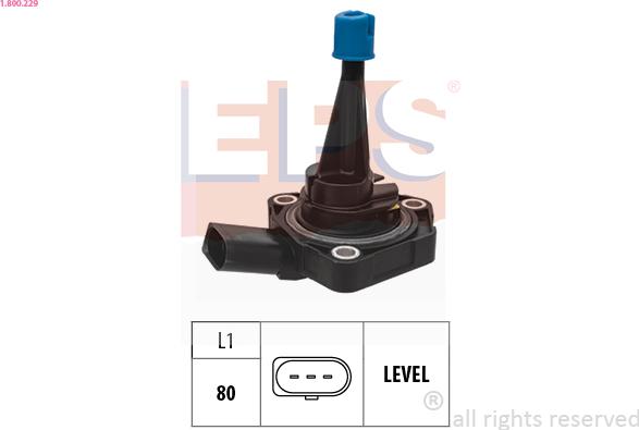 EPS 1.800.229 - Sensor, engine oil level car-mod.net