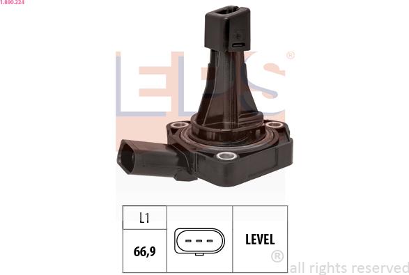 EPS 1.800.224 - Sensor, engine oil level car-mod.net