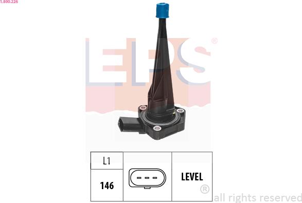 EPS 1.800.226 - Sensor, engine oil level car-mod.net