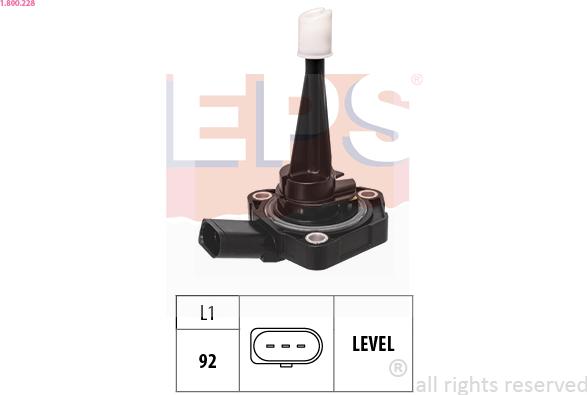 EPS 1.800.228 - Sensor, engine oil level car-mod.net