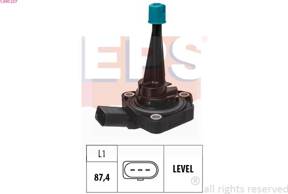 EPS 1.800.227 - Sensor, engine oil level car-mod.net