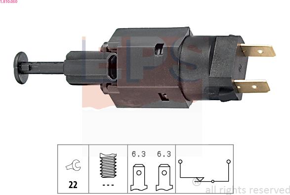 EPS 1.810.050 - Brake Light Switch / Clutch car-mod.net
