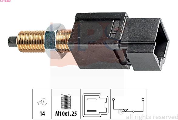 EPS 1.810.052 - Brake Light Switch / Clutch car-mod.net