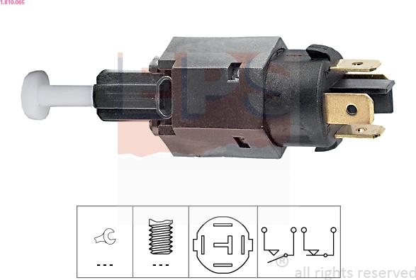 EPS 1.810.065 - Brake Light Switch / Clutch car-mod.net