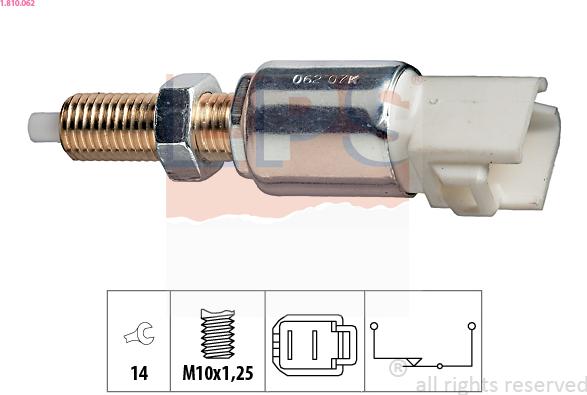 EPS 1.810.062 - Brake Light Switch / Clutch car-mod.net