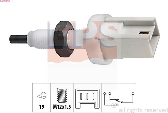 EPS 1.810.067 - Brake Light Switch / Clutch car-mod.net