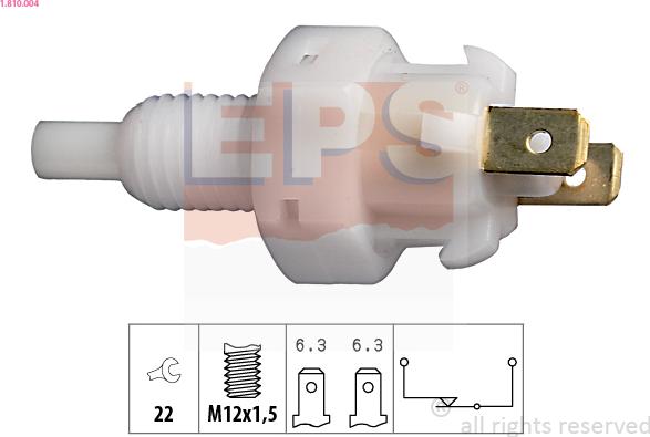 EPS 1.810.004 - Brake Light Switch / Clutch car-mod.net