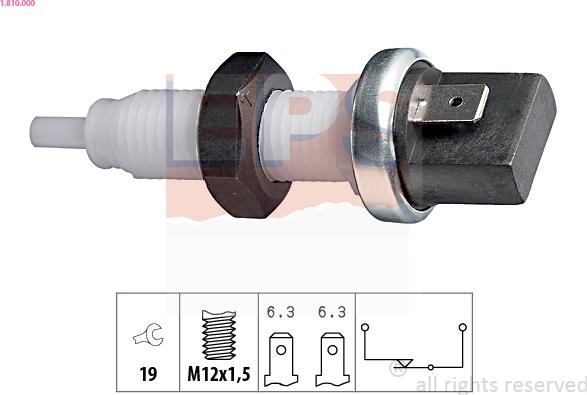 EPS 1.810.000 - Brake Light Switch / Clutch car-mod.net