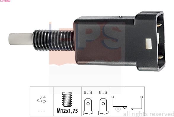 EPS 1.810.003 - Brake Light Switch / Clutch car-mod.net