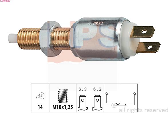 EPS 1.810.025 - Brake Light Switch / Clutch car-mod.net