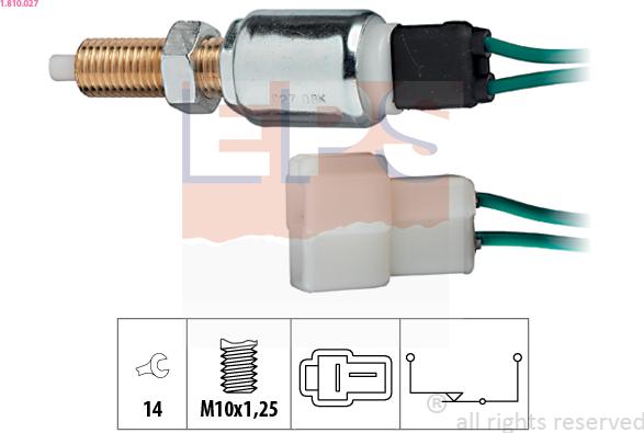 EPS 1.810.027 - Brake Light Switch / Clutch car-mod.net