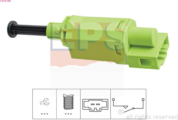 EPS 1.810.198 - Switch, clutch control (cruise control) car-mod.net