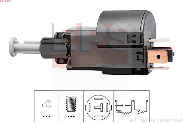 EPS 1.810.156 - Brake Light Switch / Clutch car-mod.net
