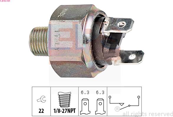 EPS 1.810.101 - Brake Light Switch / Clutch car-mod.net