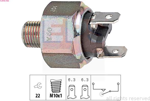 EPS 1.810.102 - Brake Light Switch / Clutch car-mod.net