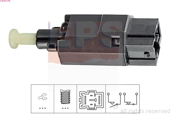 EPS 1.810.176 - Brake Light Switch / Clutch car-mod.net