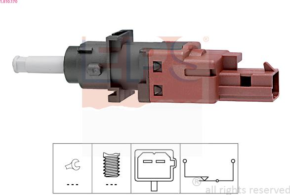 EPS 1.810.170 - Switch, clutch control (cruise control) car-mod.net