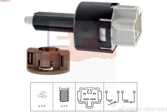 EPS 1.810.177 - Brake Light Switch / Clutch car-mod.net