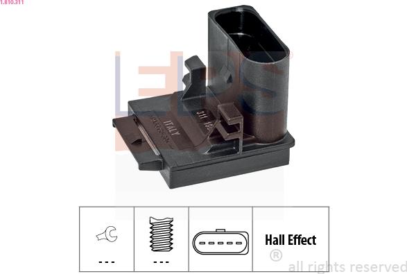 EPS 1.810.311 - Switch, clutch control (cruise control) car-mod.net