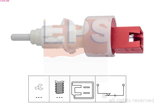 EPS 1.810.248 - Switch, clutch control (cruise control) car-mod.net